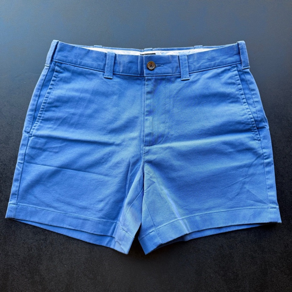 J.Crew 5” Chino Shorts Cobalt Blue Size 30 BNWOT